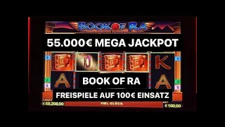 Book of Ra über 50.000€ Mega Jackpot 100€ Freispiele 🤑 Novoline Casino