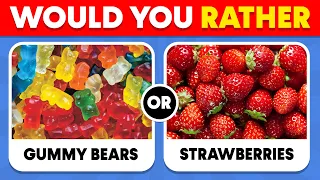 Would You Rather? JUNK FOOD vs HEALTHY FOOD 🍔🥗 Quiz Plug