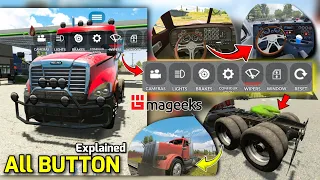Truck Simulator Pro USA || All BUTTONs Explained