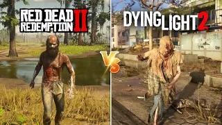 Dying Light 2 vs Red Dead Redemption 2 - Physics and Details Comparison