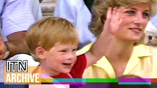 1987: "Bye!" - Young Prince Harry Deals With British Press on Holiday in Mallorca