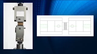 ASTM.C0297.10 - FLATWISE TENSION FIXTURE (SS)  - UNIVERSAL JOINT TYPE