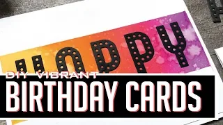 Custom Birthday Cards + Spellbinders Large Die of the Month July 2018