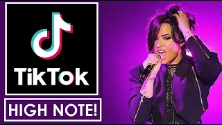 DEMI LOVATO - NEW HIGH NOTE! (TIK TOK  - A CAPELLA VIDEO 2023)