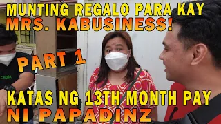 PART 1 : REGALO PARA KAY MAMA (MRS. KABUSINESS) 🥺❤ | Papadinz TV