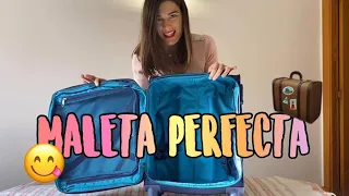 Como hacer la maleta PERFECTA en 10 minutos! 🧳👖👗  2020| Laura Méndez | Mi maleta de viaje | equipaje