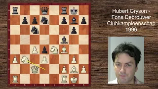 In memoriam Hubert Gryson - een partij tegen zijn vaste schaakmaat Fons Debrouwer