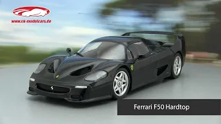 ck-modelcars-video: Ferrari F50 Hardtop Baujahr 1995 schwarz 1:18 KK-Scale