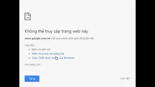 Sửa Lỗi Không Truy Cập Được 1 Trang Web Bất Kỳ trên máy tính