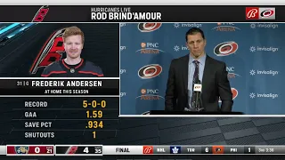 Rod Brind'Amour PostGame Interview | Florida Panthers vs Carolina Hurricanes