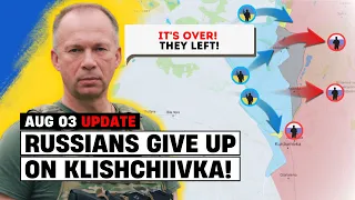 Ukraine War | BIG NEWS! Russians GIVE UP & abandon KLISHCHIIVKA | Russia pushes south of Kreminna