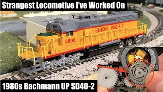 One of the Strangest Locomotives I've worked on - 1980s Bachmann UP SD40-2