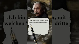 Albert EINSTEIN weise Worte