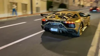 Carspotting in Monaco Lamborghini edition ( Svj, huracan, and more ) #monaco #lamborghini #edition