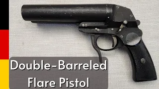 German Luftwaffe Double Barreled Flare Pistol