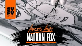 Nathan Fox Sketches The Weatherman Characters | SYFY WIRE