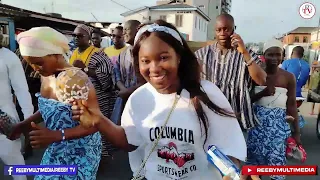 KONKOMBA CULTURE PLANNERS PERFORMING KINACHUŊ AT WOMBA ACCRA STREET ART FESTIVAL