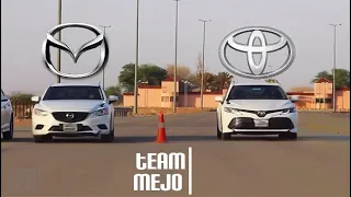 كامري ضد مازدا6 | Toyota Camry vs Mazda 6 drag race