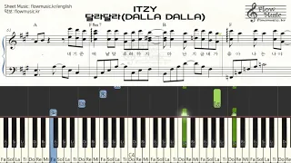 ITZY(있지) - 달라달라(DALLA DALLA) 피아노악보(Piano Sheet Music) / Piano Cover 피아노커버/ 멜로디(Melody) / 코드(Chord)