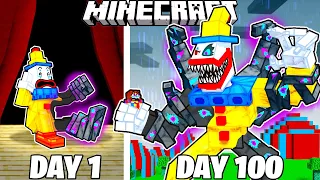 I Survived 100 Days as KAUFMO in Minecraft!