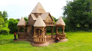 Build The Best Wonderful Mud Victorian House By Ancient Skill - 2