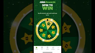 ASDA rewards - spin to win - ALWAYS 1£ prize #fake