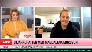 Magdalena Eriksson (translated) Sportbladet Live 2020-04-10