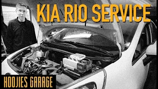 How to service a Kia Rio 1.25 liter, generation III (UB) model years 2012-2017 .