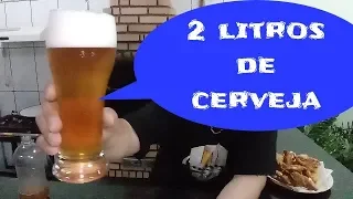 Como fazer 2 litros de cerveja sem equipamento nenhum