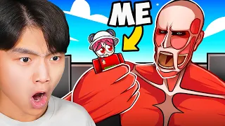 Spending $50,000 to Beat Attack on Titan Roblox