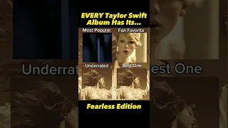 EVERY Taylor Swift Album Has Its… Fearless Edition #swifties #taylorswift #fearlesstaylorsversion