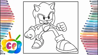 Sonic Prime coloring page/ Sonic Prime 2022 coloring/Tobu - Memory Lane [NCS Release]