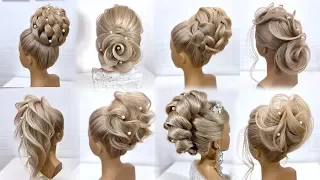 Top Beautiful Hairstyles Step By Step.Wedding, evening hairstyles.Hairstyles 2020