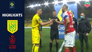 FC NANTES - STADE DE REIMS (1 - 2) - Highlights - (FCN - SdR) / 2020-2021