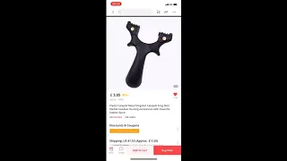 Cheap Slingshot Catapult review from aliexpress