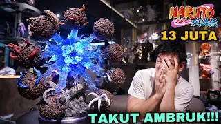 UNBOXING STATUE SUPER! NANGKEPIN 9 BIJU DALAM 1 STATUE! UCHIHA SASUKE CHIBAKU TENSEI INDRA SUSANO!!