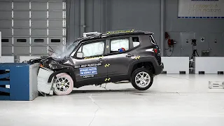 2021 Jeep Renegade updated moderate overlap front IIHS crash test