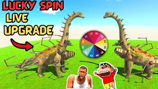 LUCKY MYSTERY SPIN BATTLES with SHINCHAN vs CHOP vs HAXEL in Animal Revolt Battle Sim LIVE UPGRADE