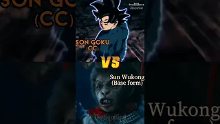 CC Goku VS Sun Wukong(All Forms) #shorts