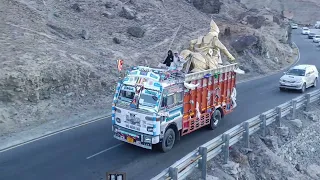 "Wanla Lonpo Tashi Nurbu( Lonchen Dadul Wangchuk) Statue's Journey: From Leh to Wanla Unveiled!"