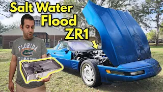 Looking inside a $10,000 ZR1 Corvette Engine that was Salt Water Flooded and Sat for Months!