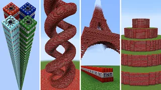 all tnt experiments in Minecraft in one video