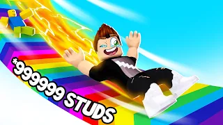 ŚLIZGAM SIĘ W DÓŁ BARDZO SZYBKO w ROBLOX!