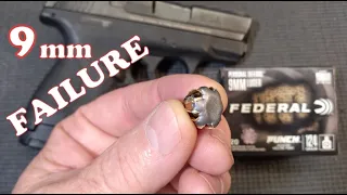 Federal Punch 9mm JHP Ammo Review - "FAILURE" - I Won't Be Using This for Self Defense