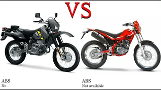 Suzuki DR Z 400 vs Beta Alp 200 Test specification comparison