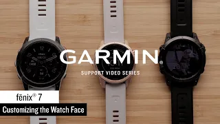 Support: fēnix® 7 Watch Face Customization