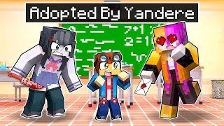 Adopted by Yandere In Minecraft!