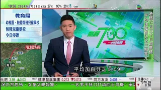 無綫TVB 730 一小時新聞報道｜恒大地產涉欺詐發行債券被內地罰款許家印終身被禁進入證券市場｜據報美國限制向中東大批出口AI晶片避免經當地流入中國｜北京宣布中止部分台灣產品關稅減讓｜20240531