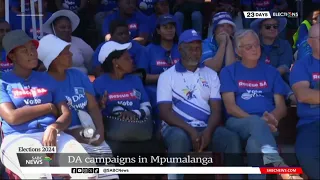 Elections 2024 | DA campaigns in Mpumalanga