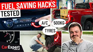 Fuel saving hacks tested! Tyre pressure, windows up/down, A/C max…